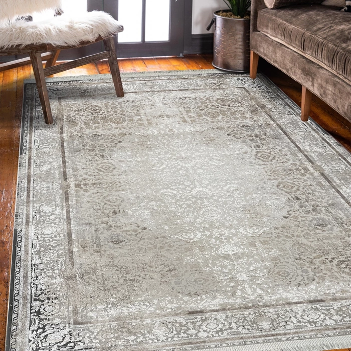 İpek Koleksiyonu 100 Tarak Lüks Viskon Akrilik Halı