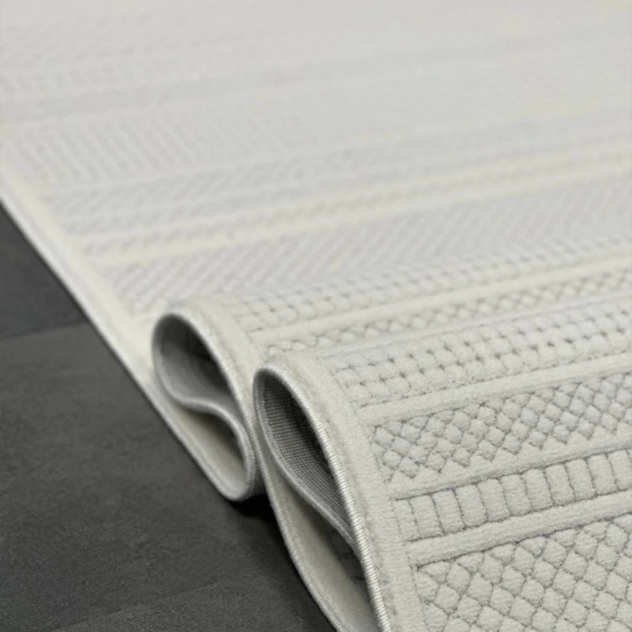 Lavinia Koleksiyonu Modern ve Zarif Desenli Mikrofiber Halı