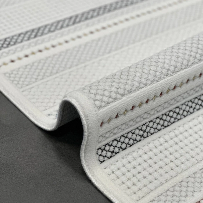 Lavinia Koleksiyonu Modern ve Zarif Desenli Mikrofiber Halı