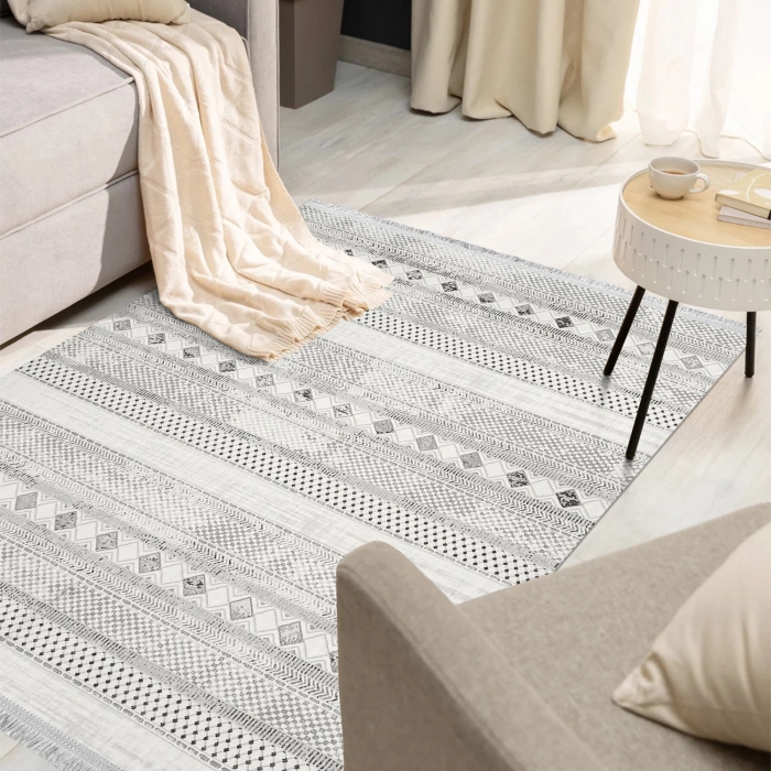 Merit Koleksiyonu Mikrofiber İplik Yumuşak Doku Halı