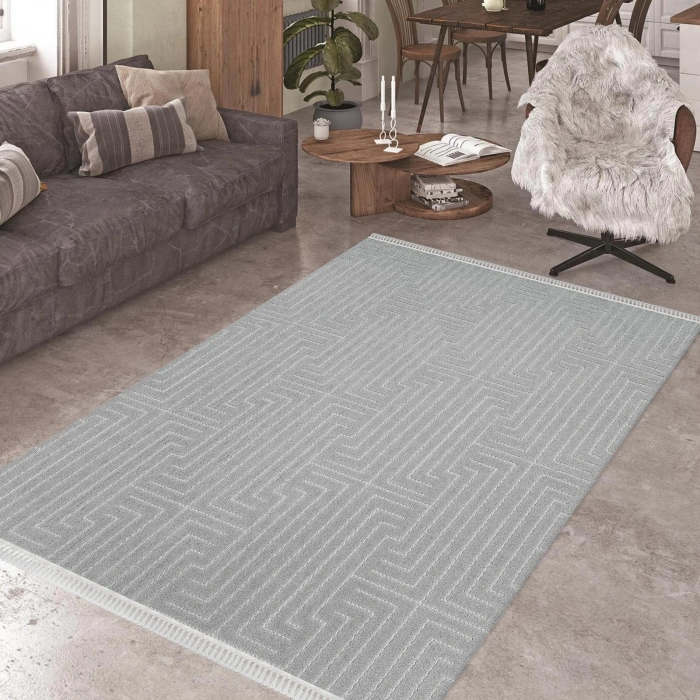 WoolenMudo Koleksiyonu Mikrofiber İplik Halı