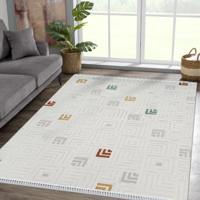 WoolenMudo Koleksiyonu Mikrofiber İplik Halı