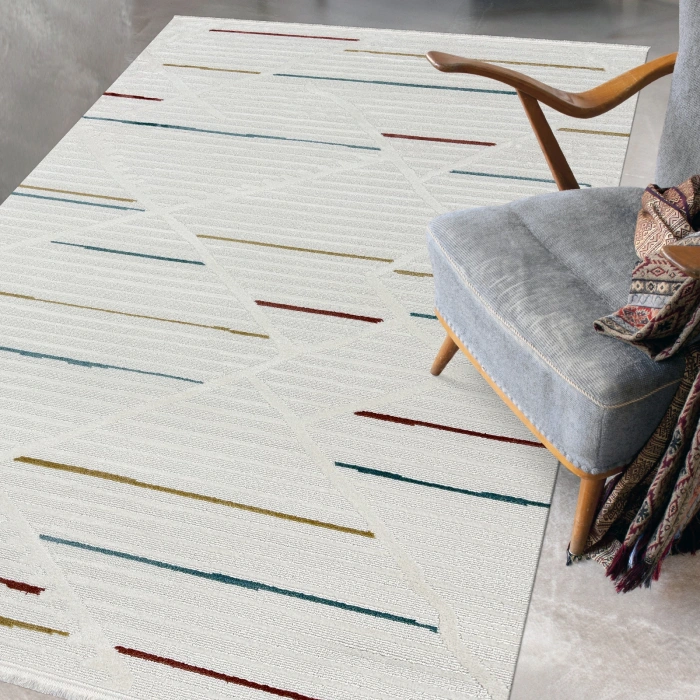 Pietra Koleksiyonu Mikrofiber İplik Şık Görünümlü Halı