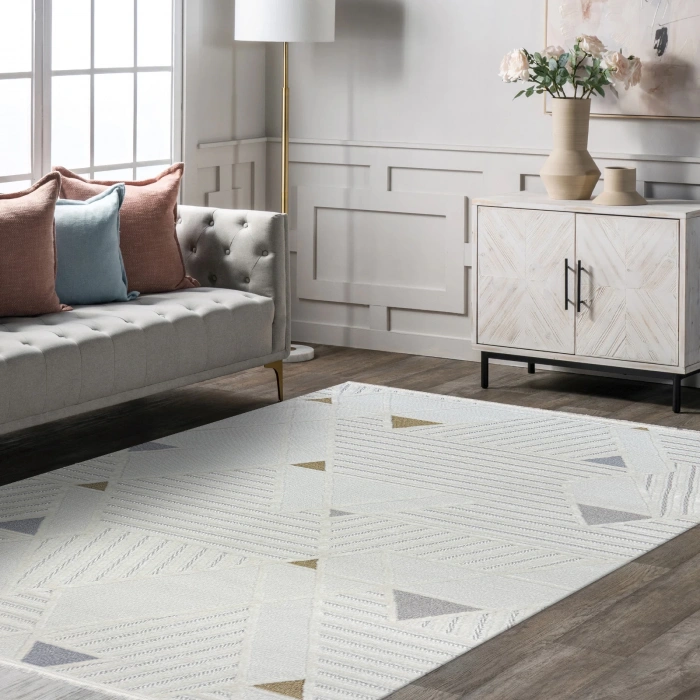 Pietra Koleksiyonu Mikrofiber İplik Şık Görünümlü Halı