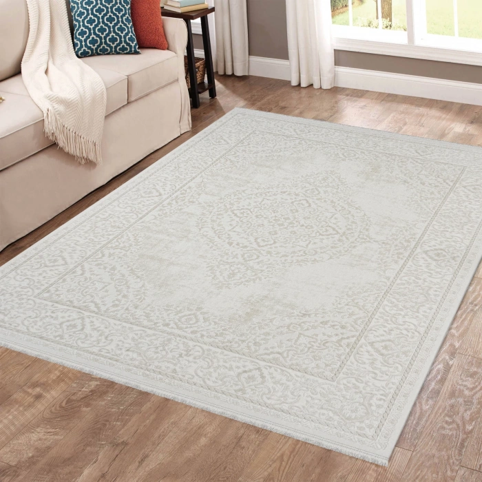 Viola Koleksiyonu Dekoratif Akrilik İplik Pamuk Taban Halı