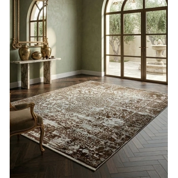 Modern Klasik Desen 100 Tarak Viskon Halı Glorya Serisi