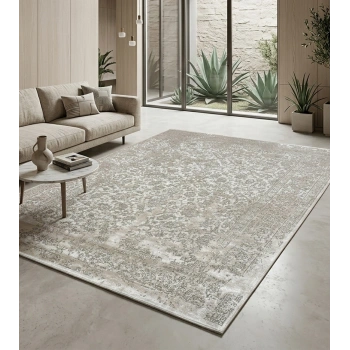 Modern Klasik Desen 100 Tarak Viskon Halı Glorya Serisi