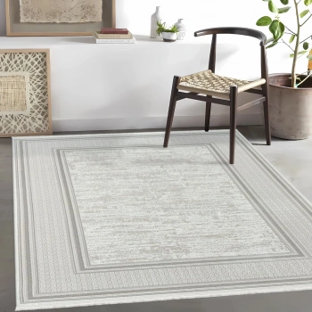 Çırağan Koleksiyonu Mikrofiber İplik Jüt Taban Lüks Halı