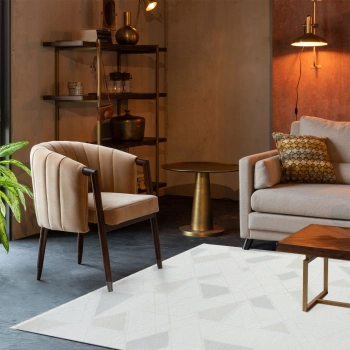 Rumeli Koleksiyonu Akrilik İplik Jüt Taban Lüks Halı