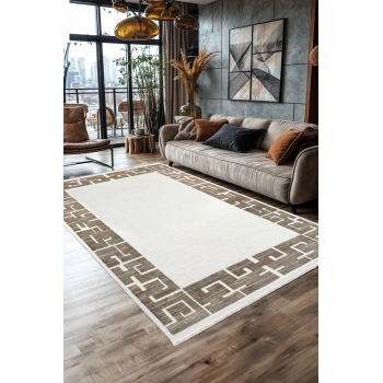 Saloon Koleksiyonu Akrilik İplik Jüt Taban Lüks Halı