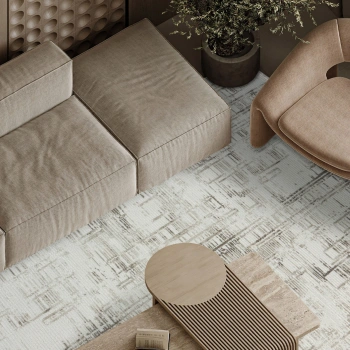 Rumeli Koleksiyonu Akrilik İplik Jüt Taban Lüks Halı