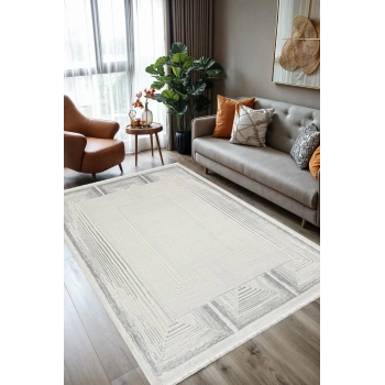 Saloon Koleksiyonu Akrilik İplik Jüt Taban Lüks Halı