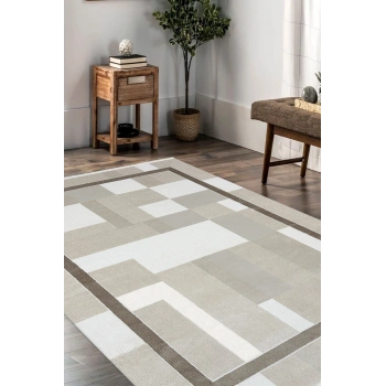 Saloon Koleksiyonu Akrilik İplik Jüt Taban Lüks Halı