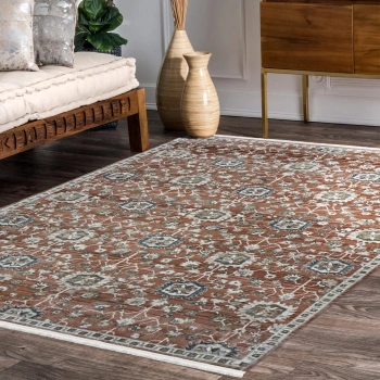 Butik Koleksiyonu Mikrofiber İplik Jüt Taban Lüks Halı