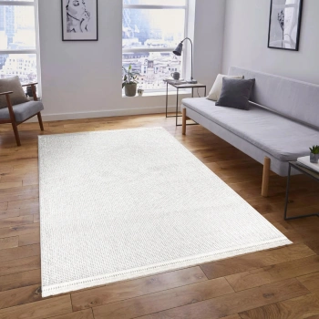 Doha Koleksiyonu Mikrofiber İplik Jüt Taban Lüks Halı