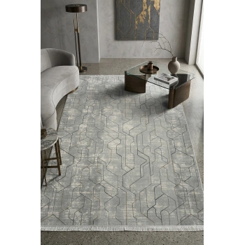 Lizbon Koleksiyonu Modern Desenli Akrilik Makine Halısı