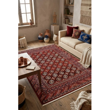 Antique Koleksiyonu Şık ve Dayanıklı Mikrofiber İplik Halı