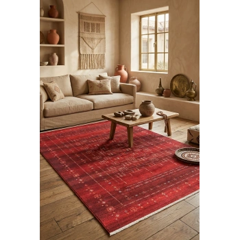 Antique Koleksiyonu Şık ve Dayanıklı Mikrofiber İplik Halı