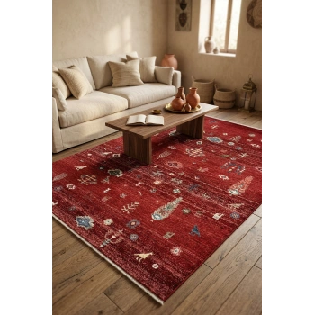 Antique Koleksiyonu Şık ve Dayanıklı Mikrofiber İplik Halı