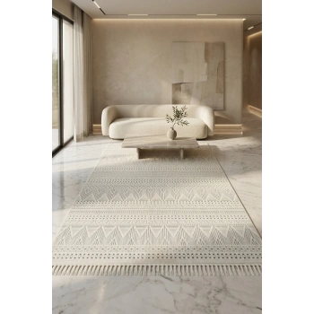 Lavinia Koleksiyonu Modern ve Zarif Desenli Mikrofiber Halı
