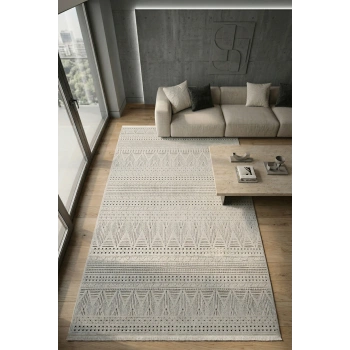 Lavinia Koleksiyonu Modern ve Zarif Desenli Mikrofiber Halı