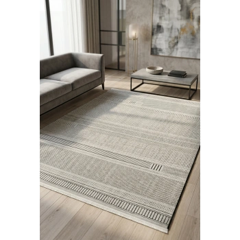Lavinia Koleksiyonu Modern ve Zarif Desenli Mikrofiber Halı
