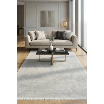 Çırağan Koleksiyonu Mikrofiber İplik Jüt Taban Lüks Halı