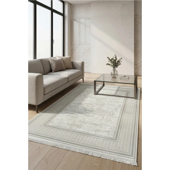 Çırağan Koleksiyonu Mikrofiber İplik Jüt Taban Lüks Halı