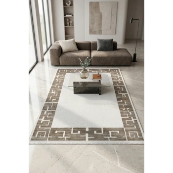 Saloon Koleksiyonu Akrilik İplik Jüt Taban Lüks Halı