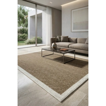 Sunset Koleksiyonu Polyester İplik Jüt Taban Lüks Halı