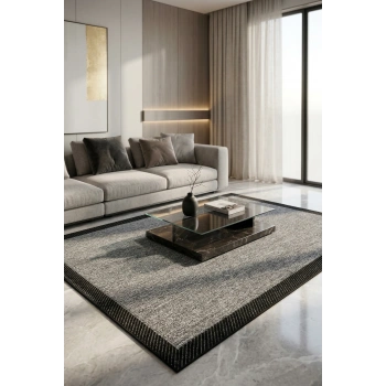 Sunset Koleksiyonu Polyester İplik Jüt Taban Lüks Halı
