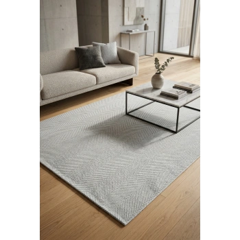 Sunset Koleksiyonu Polyester İplik Jüt Taban Lüks Halı