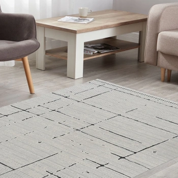 Lavinia Koleksiyonu Modern ve Zarif Desenli Mikrofiber Halı