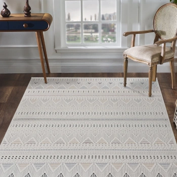 Lavinia Koleksiyonu Modern ve Zarif Desenli Mikrofiber Halı