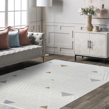 Pietra Koleksiyonu Mikrofiber İplik Şık Görünümlü Halı