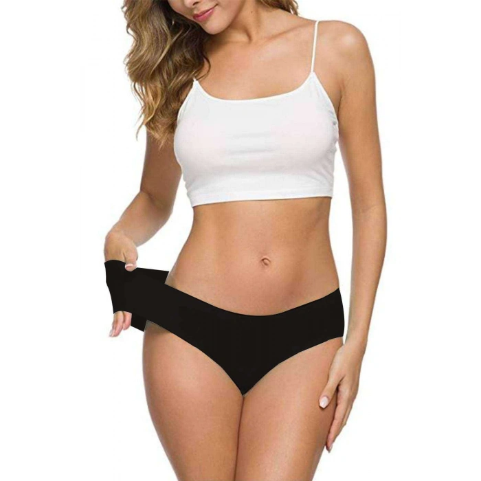 2 Adet Kadın Dikişsiz Lazer Kesim Esnek İz yapmayan Külot S2