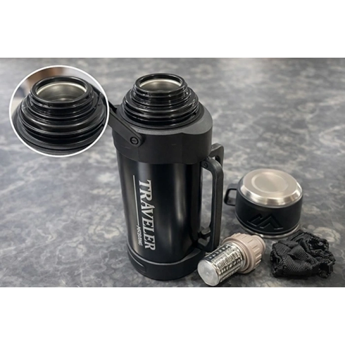 2000 Ml Çift Katmanlı Vakumlu Paslanmaz Çelik Termos Alk4641