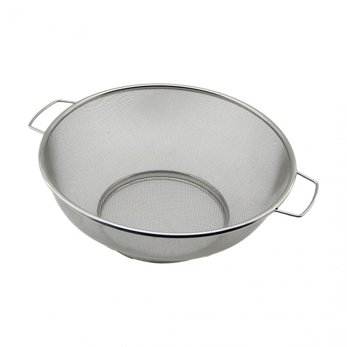 28CM   TEL SEPET  METAL SÜZGEÇ  METAL ÇERÇEVE - KULP - AYAK (4767)