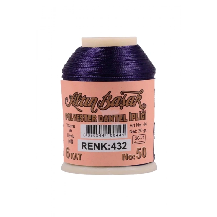 3 Adet Altınbaşak Oya ve Dantel İpi 20 gr - Royaleks - No: 432