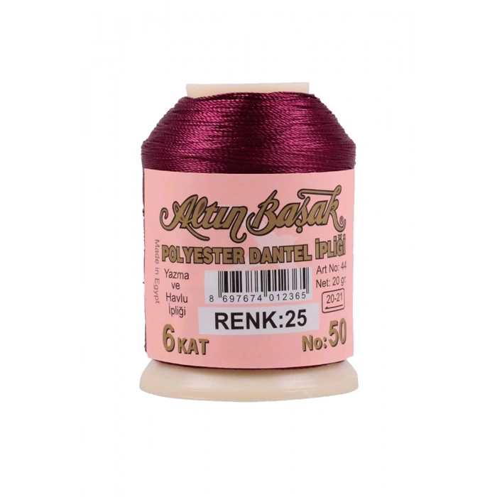 3 Adet Altınbaşak Oya ve Dantel İpi 20 gr - Royaleks - No: 650 - 025 - 292