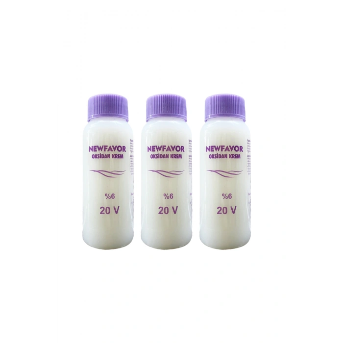 3 Adet Oksidan Krem Saç Boya Sıvısı 6lık 20 volüme 60 ml