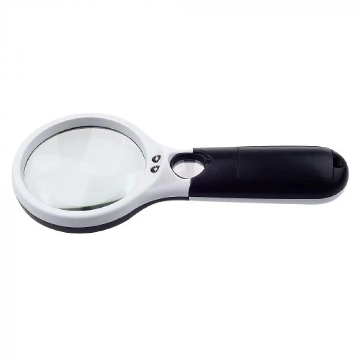 3 Led Işıklı 3x75 Mm 45x22 Mm  El Büyüteç