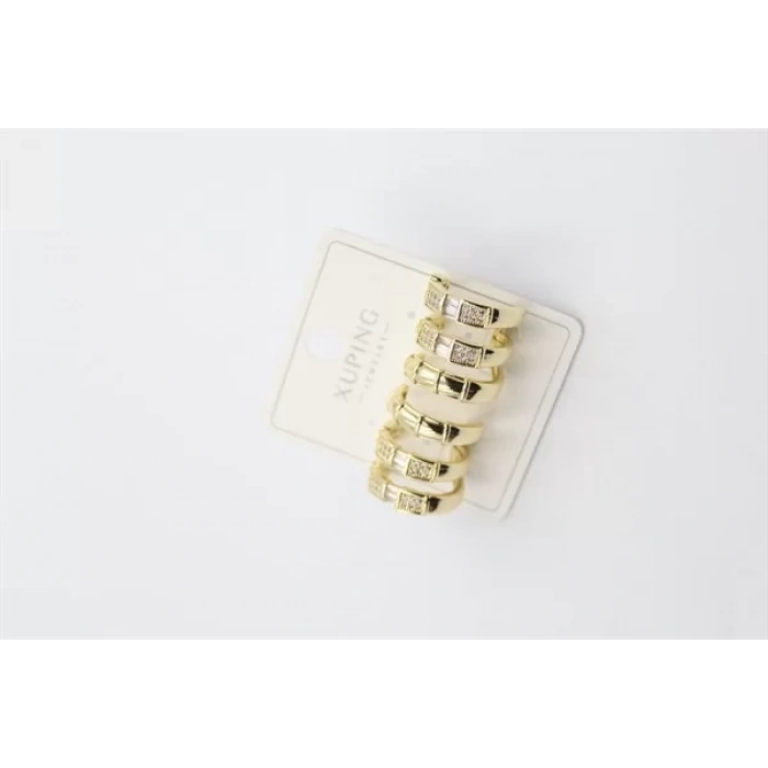 3lü Halka Küpe - Altın