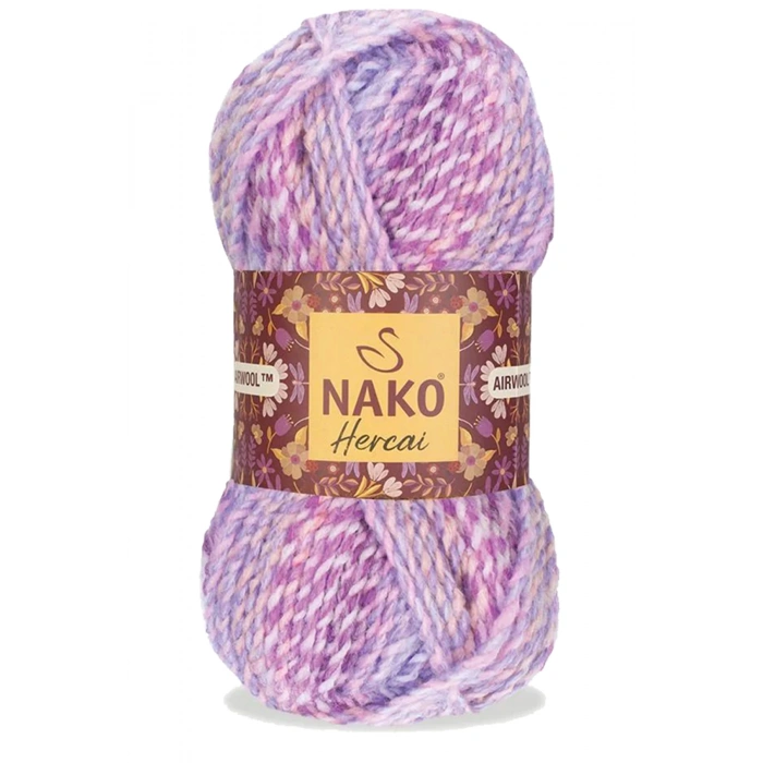 5 Adet Hercai Ebruli Hırka Kazak Atkı Bere El Örgü İpi Yünü 28165