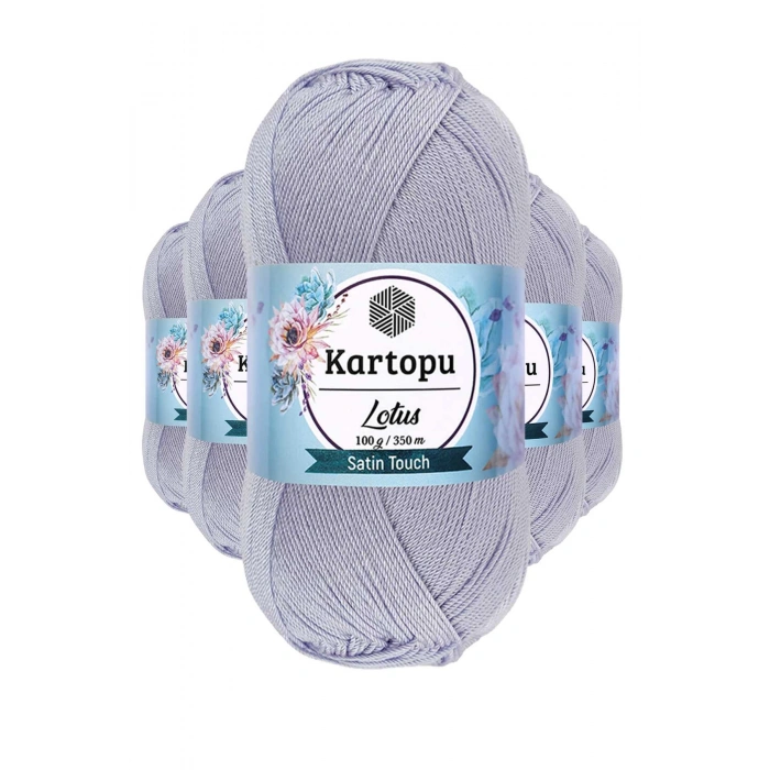 5 Adet Lotus Bikini Büstiyer Bluz Örgü İpi  K714 Gri