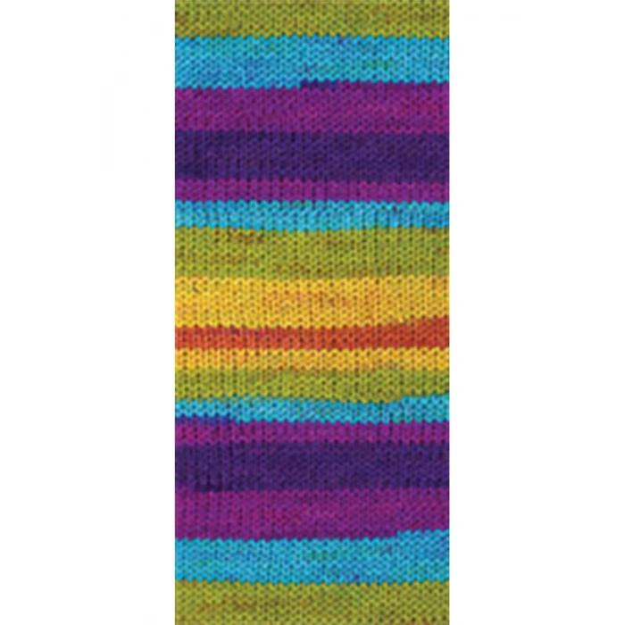 5 Adet Vega Stripe Premium Akrilik El Örgü İpi Yünü No: 82410