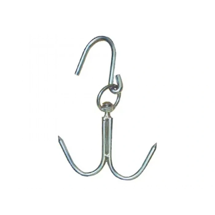 8 Mm Kasap Et Kancası - 2'li Dönerli Set - Paslanmaz Çelik - Et İşleme - Hijyenik - Düzenli - Dayanıklı - Uzun Ömürlü