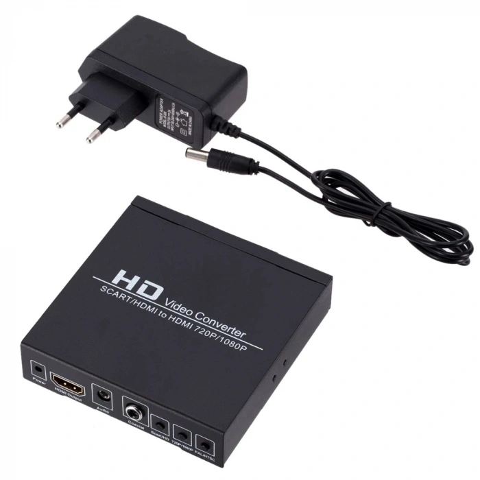 ADAPTÖRLÜ SCART-HDMI TO HDMI ÇEVİRİCİ DÖNÜŞTÜRÜCÜ CONVERTER (4767)