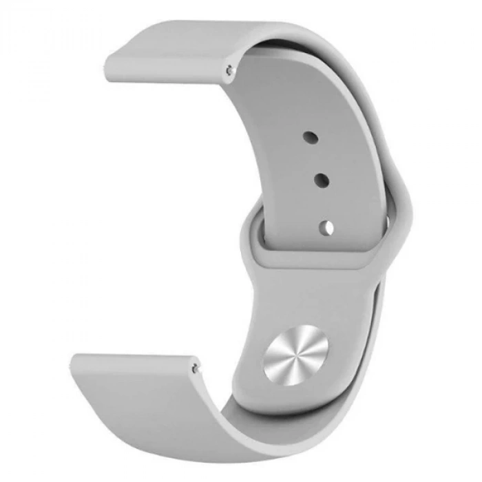 Ally 20MM Galaxy Watch 42MM/ Active 1-2/ S2 Classic Kayış Kordon Silikon-(5775)