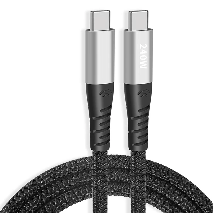 ALLY 240W Type-C To Type-C Laptop Telefon Hızlı Data ve Şarj Kablosu-(5775)